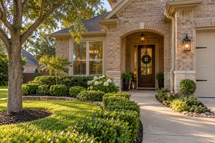 Hình minh họa căn nhà Houston được chuẩn bị gọn gàng để bán
