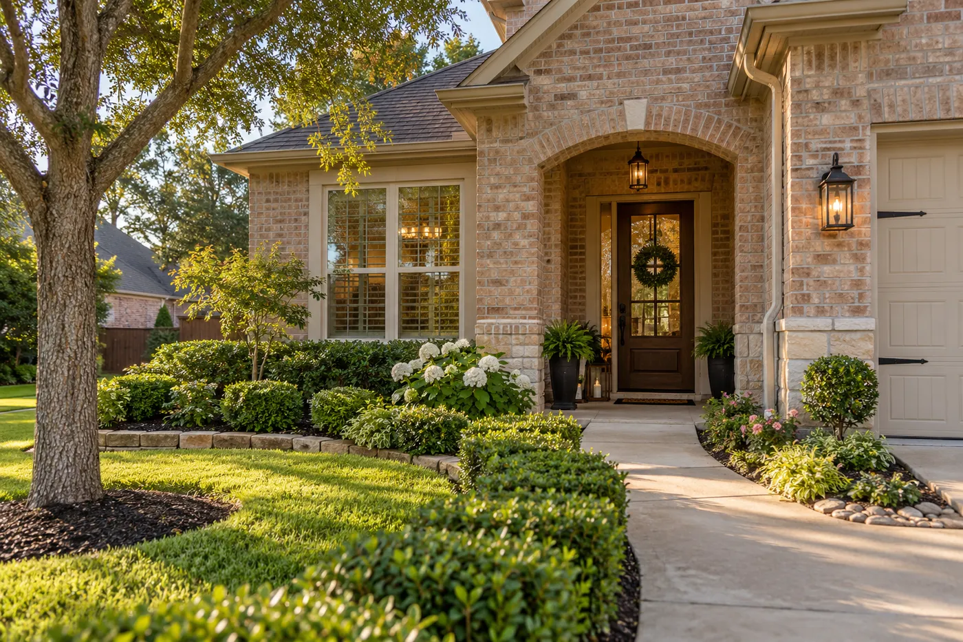 Hình minh họa căn nhà Houston được chuẩn bị gọn gàng để bán